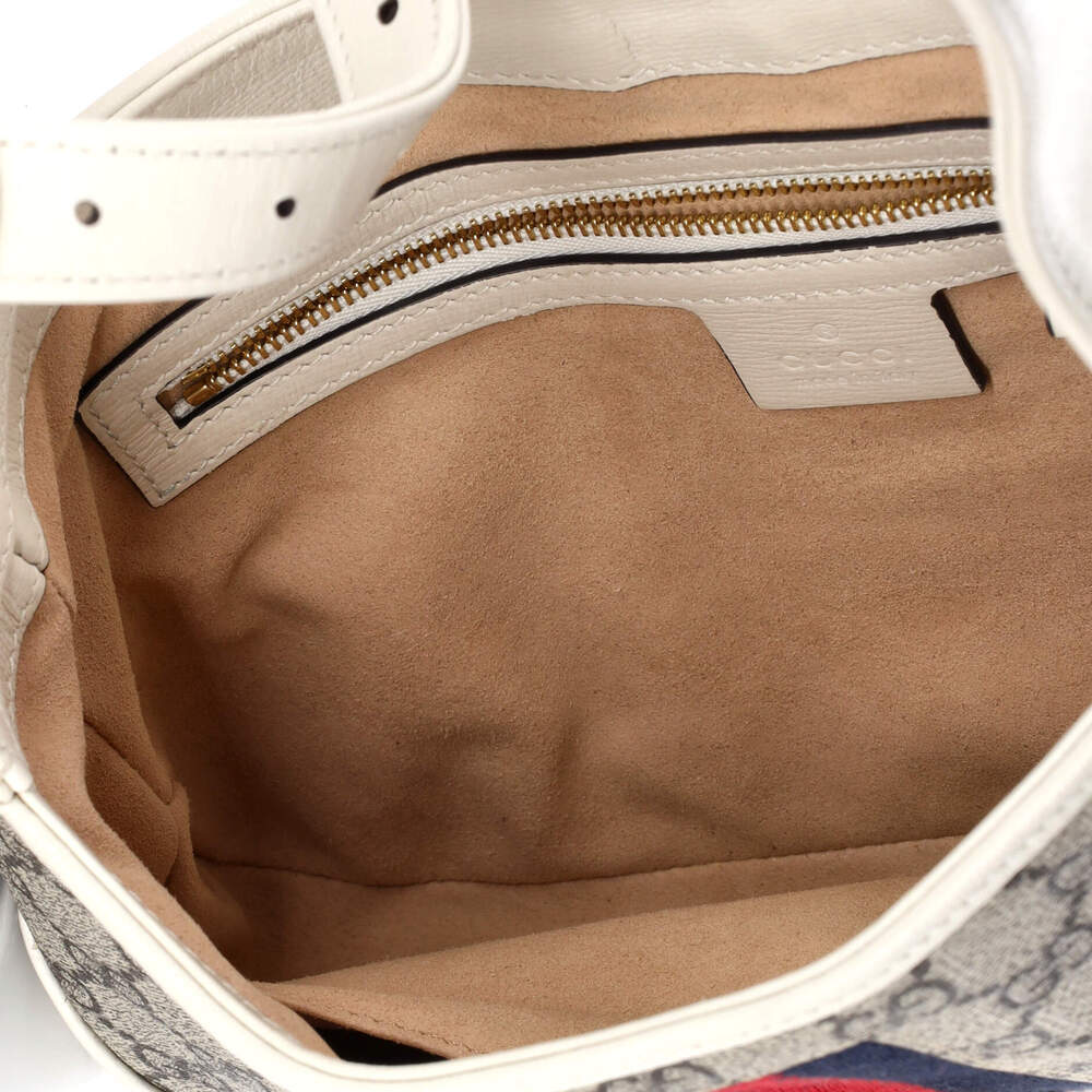 Gucci Jackie Hobo Gg Coated Canvas #237923G17B - Picture 5 of 7